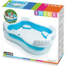 Надувной бассейн INTEX «Семейный» 56475, 229×229×66 см, 4 сиденья
