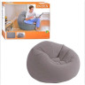 Кресло надувное INTEX 68579, флок 107×104×69 см, от 6 лет